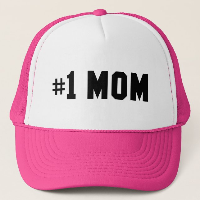 Number One Mom Trucker Hat (Front)
