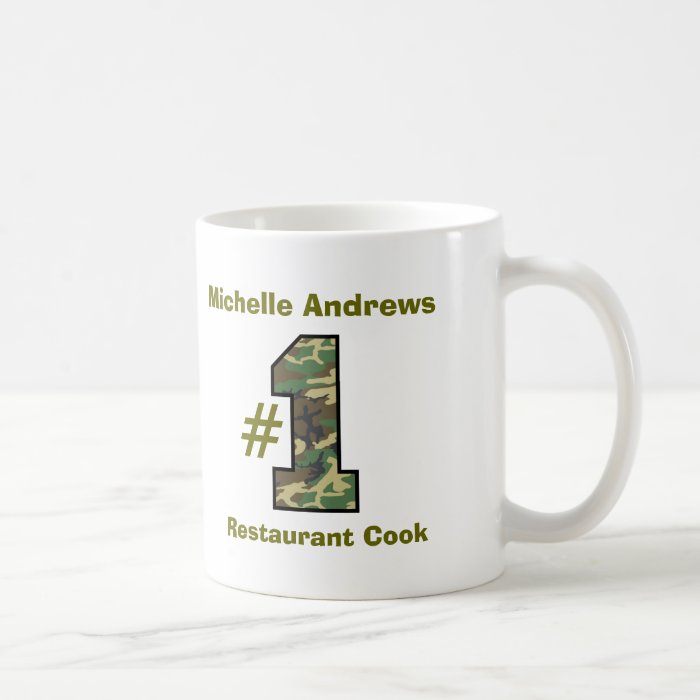 Number One Restaurant Cook or any Profession V47 Mugs