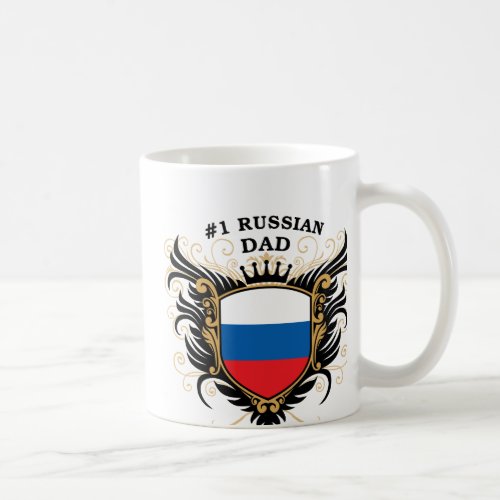 Number One Russian Dad Coffee Mug
