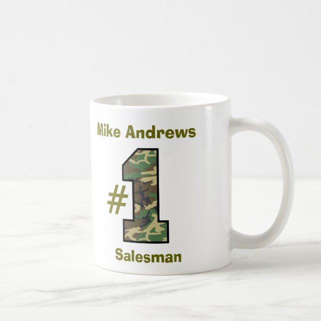 Number One Salesman V13 Coffee Mug (Right)