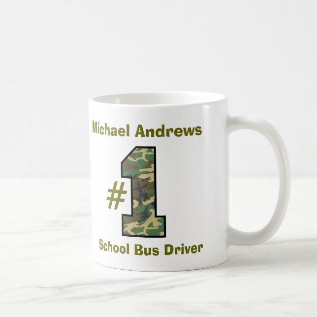 Number One School Bus Driver V37 Coffee Mug (Right)