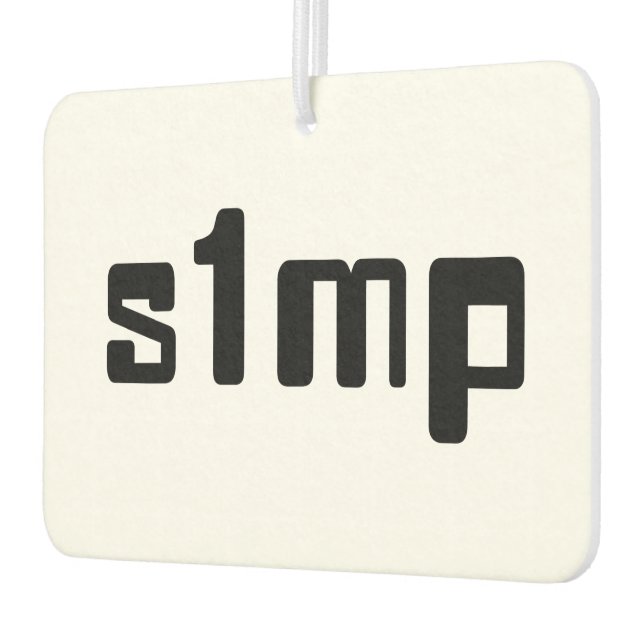 Number One Simp Air Freshener (Left)