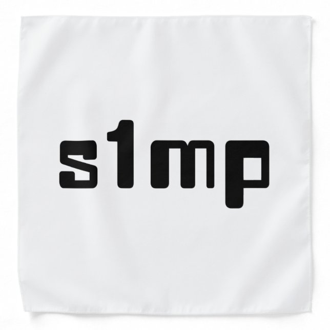 Number One Simp Bandana (Front)