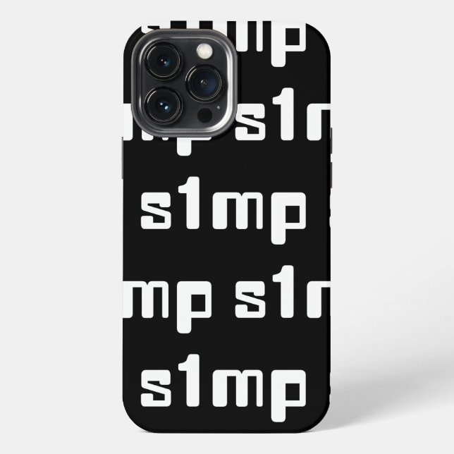 Number One Simp Case-Mate iPhone Case (Back)