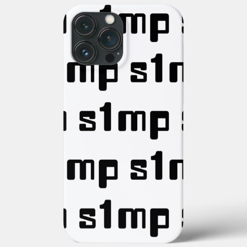Number One Simp iPhone 13 Pro Max Case