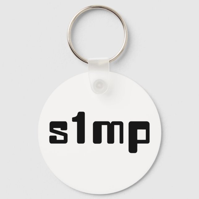 Number One Simp Keychain (Front)