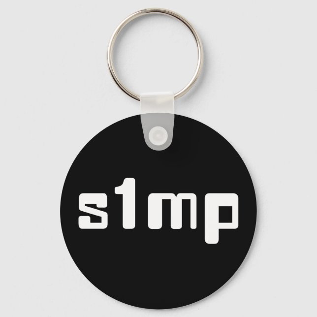 Number One Simp Keychain (Front)