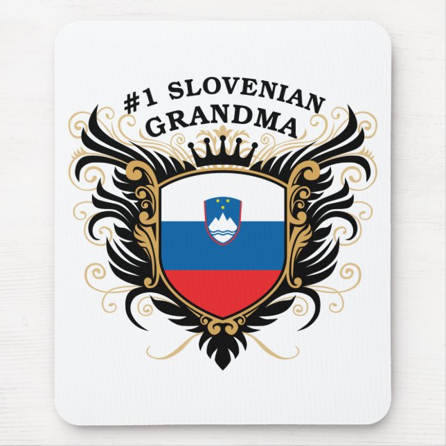 Number One Slovenian Grandma Mouse Pad (Front)