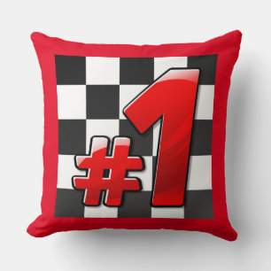 NUMBER ONE THROW PILLOW