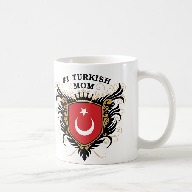 Number One Turkish Mom Coffee Mug (Right)