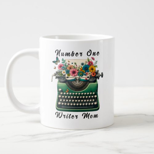 Number One Writer Mom Giant Coffee Mug