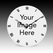 Number or Roman Numeral 15.75" Big Wall Clock (FRONT ROMAN)