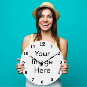 Number or Roman Numeral 15.75" Big Wall Clock (SAMPLE IMAGE 1)