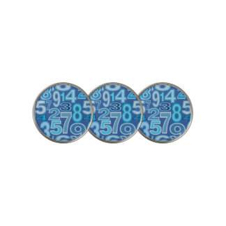 Number Pattern Golf Ball Marker