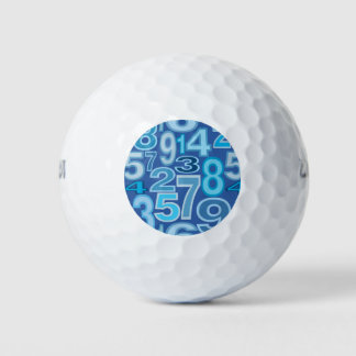 Number Pattern Golf Balls