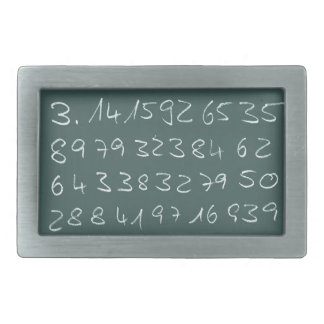 Number PI Belt Buckle