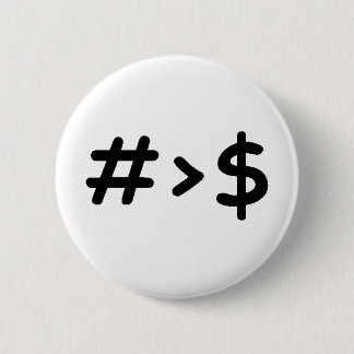 Number Pinback Button