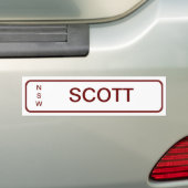 Number Plate Bedroom Door Labels (On Car)