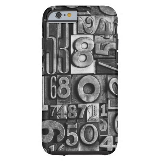 Number Printed iPhone Back cover