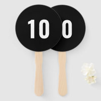 Number Score | Stylish Black Event Game