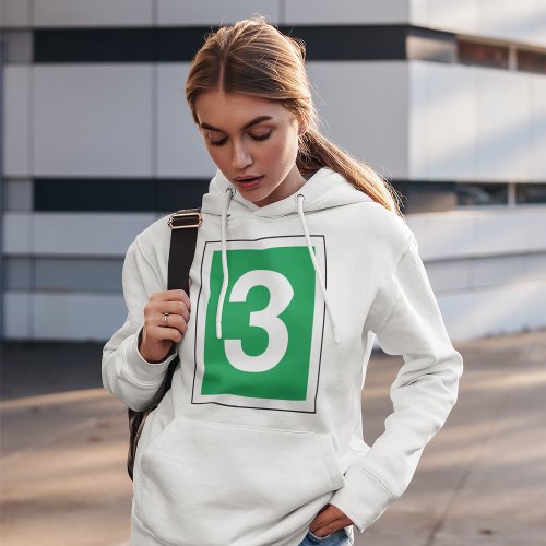 Number Three Hoodie