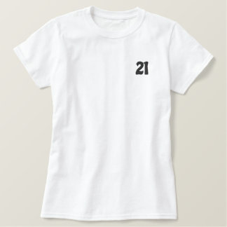number twenty one, 21, number twenty one 21, n21 embroidered shirt