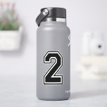 Number Two 2 Sport Font Sticker Number Two 2 Sport Font Sticker