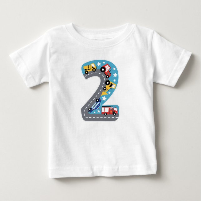NUMBER TWO CHILD 2ND BIRTHDAY BABY T-Shirt (Front)