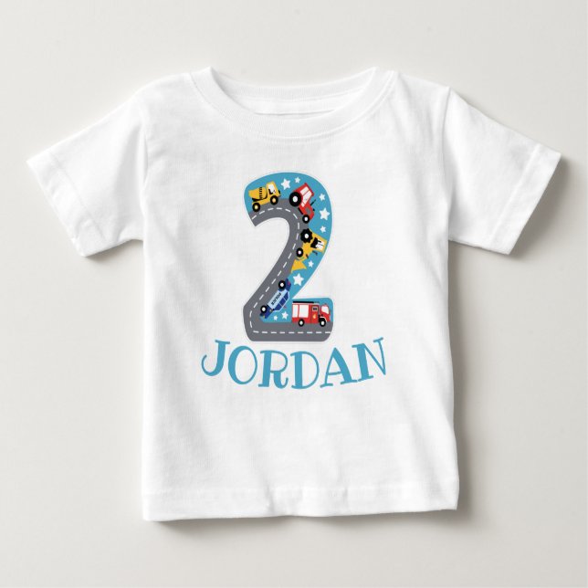 NUMBER TWO CHILD 2ND BIRTHDAY BABY T-Shirt (Front)