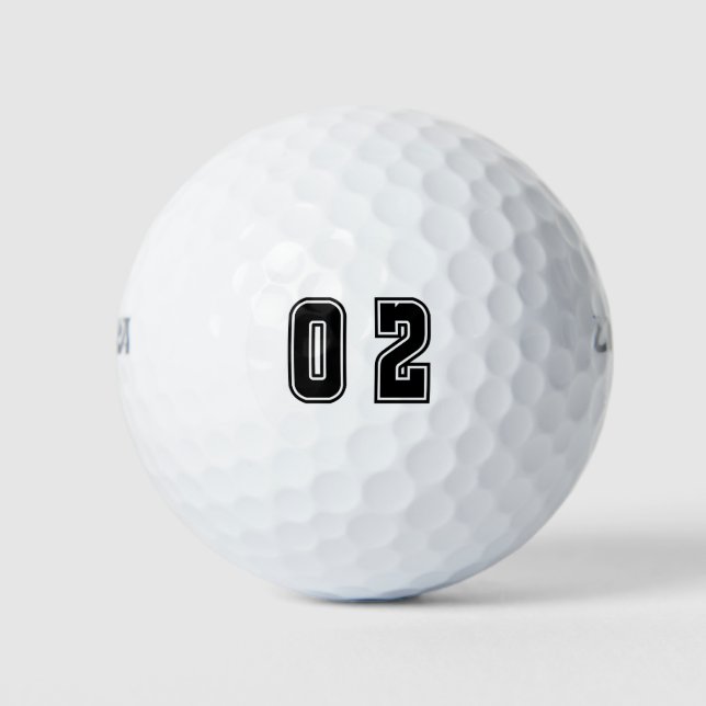 number two golf balls (Front)