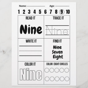 Number worksheets,Number Tracing Worksheet Letterhead