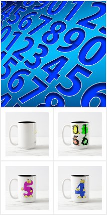 Numbered Mugs