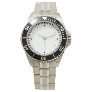 Numberless Face Watch with black dots