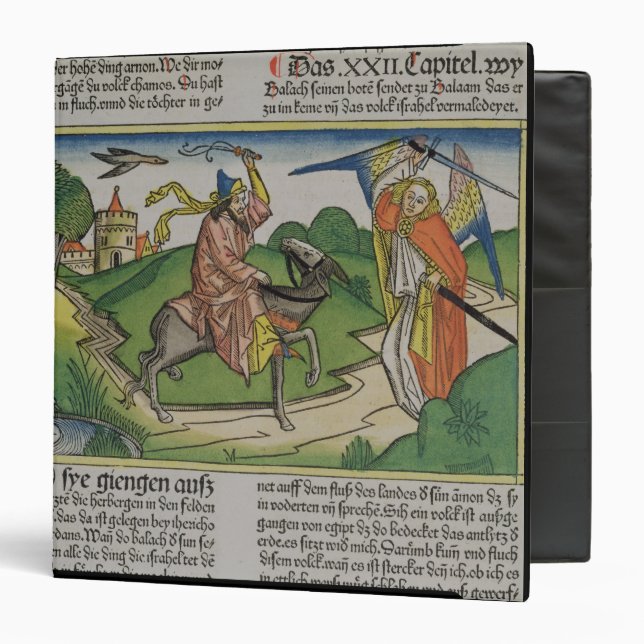 Numbers 22 20-35 Balaam's talking ass, from the 'N 3 Ring Binder (Front/Inside)