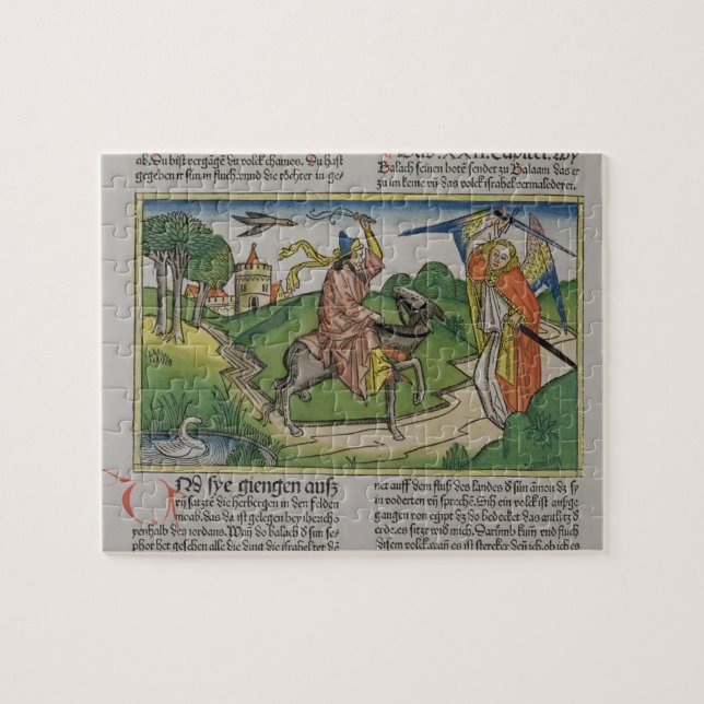 Numbers 22 20-35 Balaam's talking ass, from the 'N Jigsaw Puzzle (Horizontal)