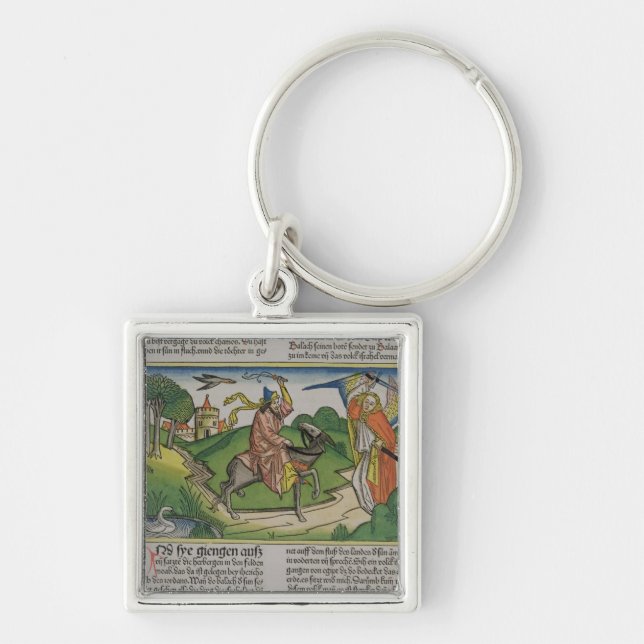 Numbers 22 20-35 Balaam's talking ass, from the 'N Keychain (Front)