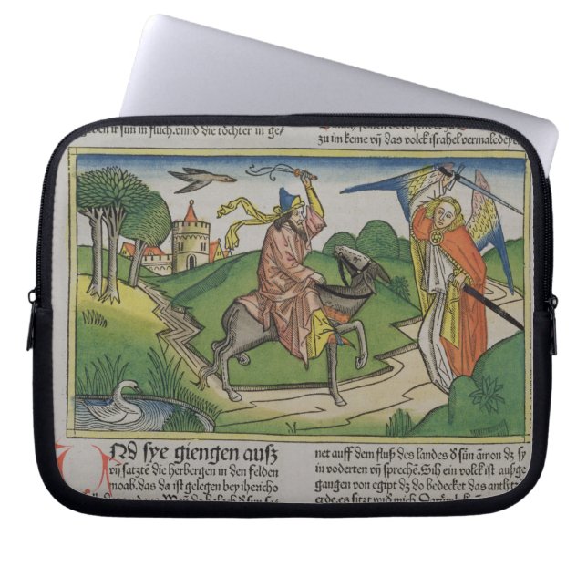 Numbers 22 20-35 Balaam's talking ass, from the 'N Laptop Sleeve (Front)