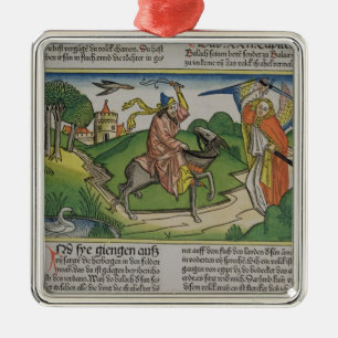 Numbers 22 20-35 Balaam's talking ass, from the 'N Metal Ornament