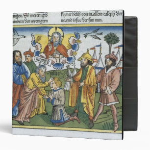Numbers 27 18-23 Moses lays his hand upon Joshua, 3 Ring Binder
