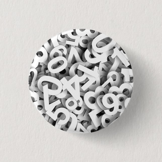 NUMBERS 3   BUTTON (Front)