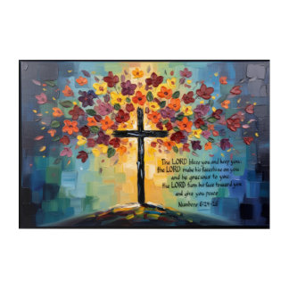 Numbers 6:24-26 acrylic print