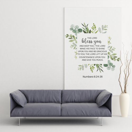 Numbers 624_26 Bible Verse Wall Art