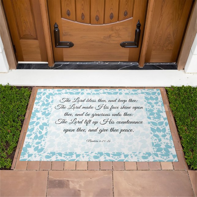 Numbers 6:24-26   doormat (Outdoor)