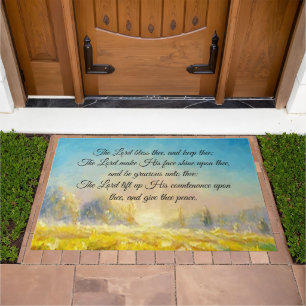 Numbers 6:24-26   doormat