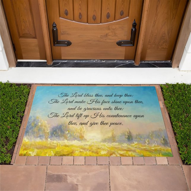 Numbers 6:24-26   doormat (Outdoor)