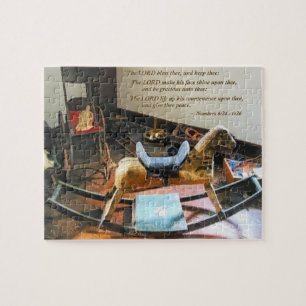 Numbers 6:24-26 The LORD bless thee, and keep thee Jigsaw Puzzle