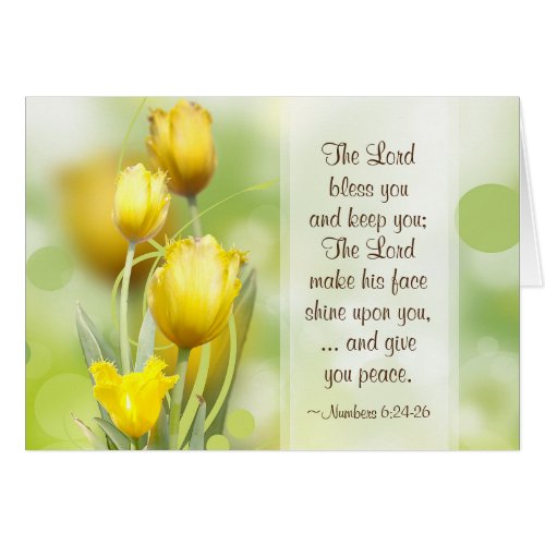 Numbers 6 24_26 The Lord bless you and keep you