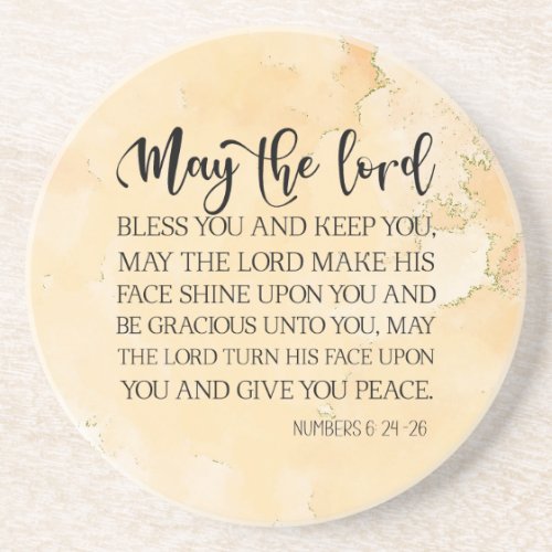 Numbers 624_26 The Lord Bless You and Keep You Coaster