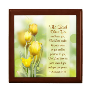 Numbers 6 24-26 The Lord bless you and keep you Gift Box