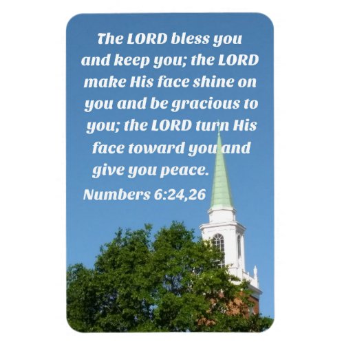 Numbers 62426 The LORD bless you and keep you Magnet